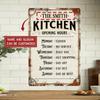 Personalized Vintage Tin Sign Family Name Metal Wall Art 8x12 Inch
