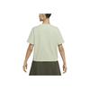 Nike ACG Logo Embroidered Knit Crew Neck Short Sleeve Casual Sport Tee With Dropped Shoulders Women Tops Green DQ2907-343