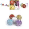 Glitter Christmas Rhinestone Baubles Balls Xmas Tree Ornament Decoration 8cm Hot