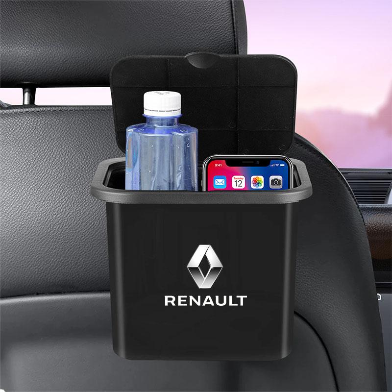 New Portable Car Hidden Dust Box Plastic Garbage Bin Accessories For Renault Grand Scenic 4 XMOD Megane Clio 4 Laguna 2 3 Coupe AA2