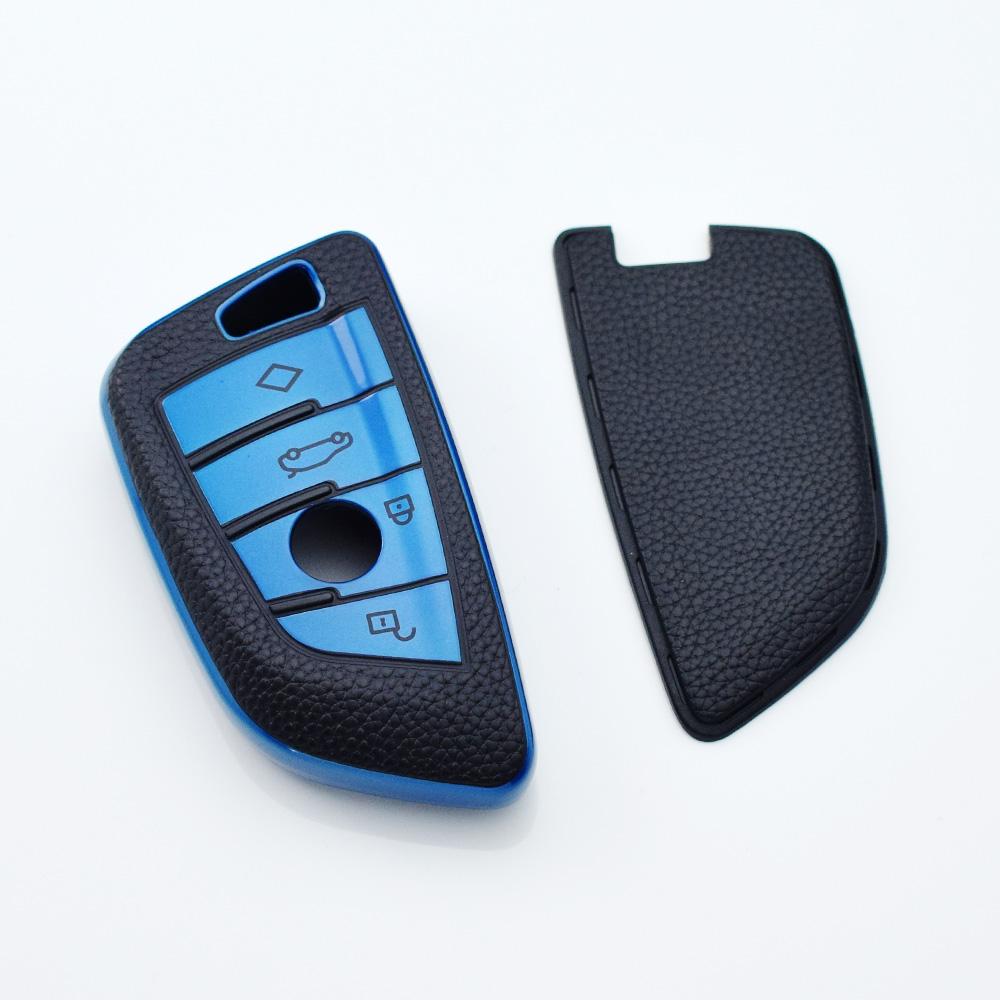 TPU Car Remote Key Case Cover Shell Fob For BMW X1 X3 X5 X6 X7 1 3 5 6 7 Series G20 G30 G11 F15 F16 G01 G02 F48 Keyless