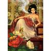 [Puzzle Life] Wooh Na-young's Peony Blossom Woman 1000 Piece Jigsaw Puzzle by Puzzlelife (PL1227)
