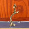 Pure Brass Loong Crafts Ornaments Zodiac Dragon Statue Standing Dragon Decoration Home Decorations
