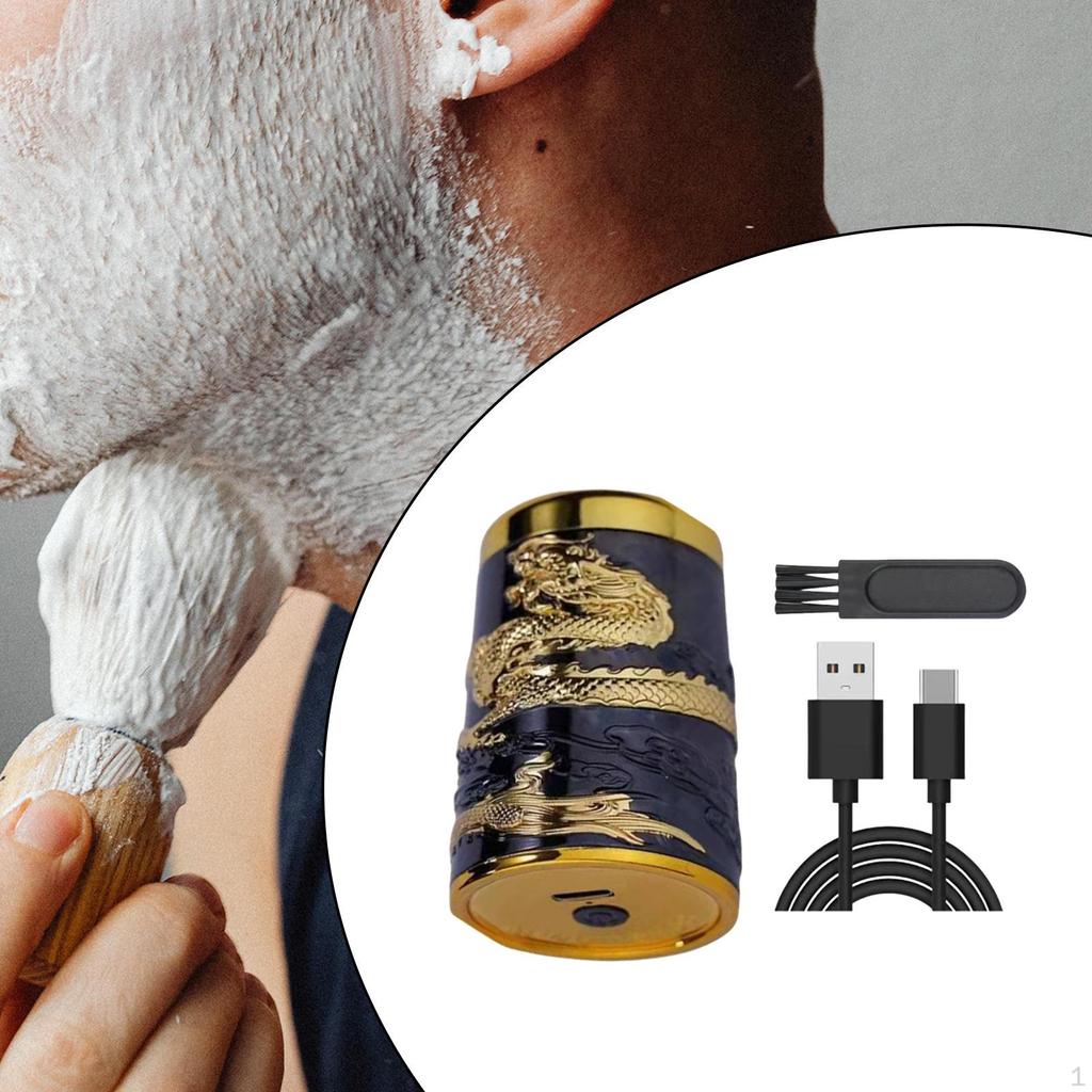 Electric Mini Razor for Men Beard Trimmer Wet and Dry Powerful Cordless Mens