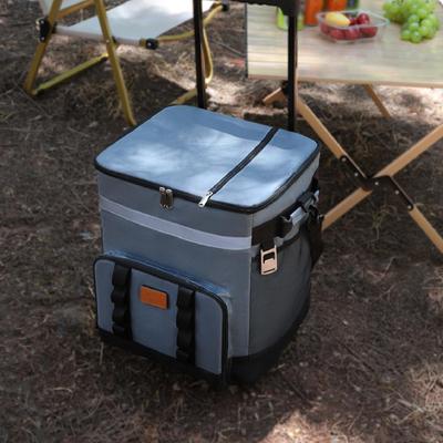 Bag Rolling , Portable Leakproof Soft with Wheels and Handle Insulated for Fishing Travel BBQ Patio