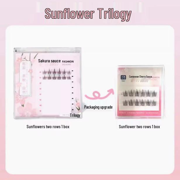 

Sakura-chan s Trilogy False Eyelashes: Beginner-Friendly, High-Quality, Large Capacity for a Natural Look