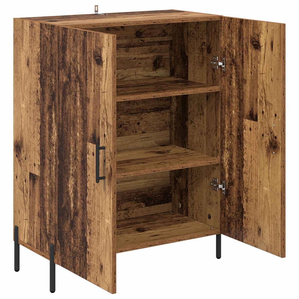 Sideboard Reclaimed Wood 69.5 x 34 x 90 cm Wood Based Material