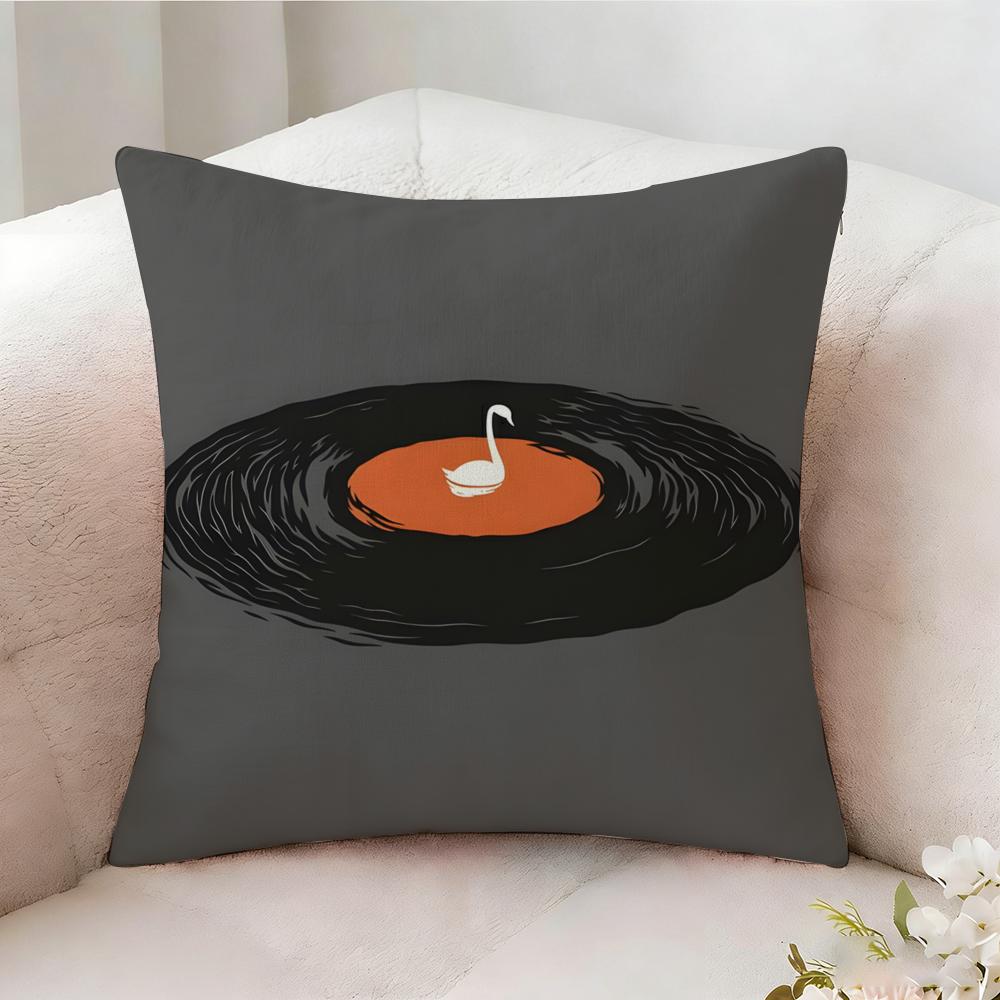 Funny Quirky Musical Instrument Pillow Case Pillowcase Doublesided Printed Sofa Cushion Bedroom Headboard Pillow