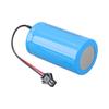 LR20 D Dummy Battery Spacer Fake Battery Placeholder with Input Cable for Electronics Power Supply Replacement