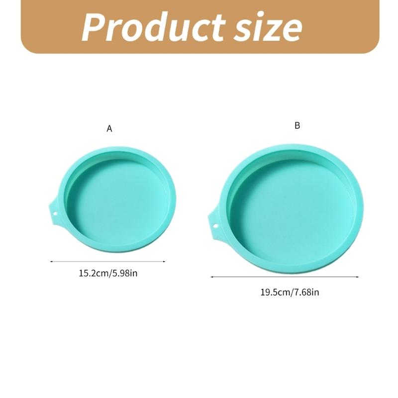 Pack of 6 Multiurpose Silicone Cake Pans Baking Mould for Birthday Cakes and Savory Dishes Multilayer Round Bakewares
