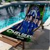 Chelsea F.C Print Beach Towel, Versatile Lightweight Absorbent Beach Towel for Pool Surf Yoga Bathroom, Perfect Birthday Holiday Gift