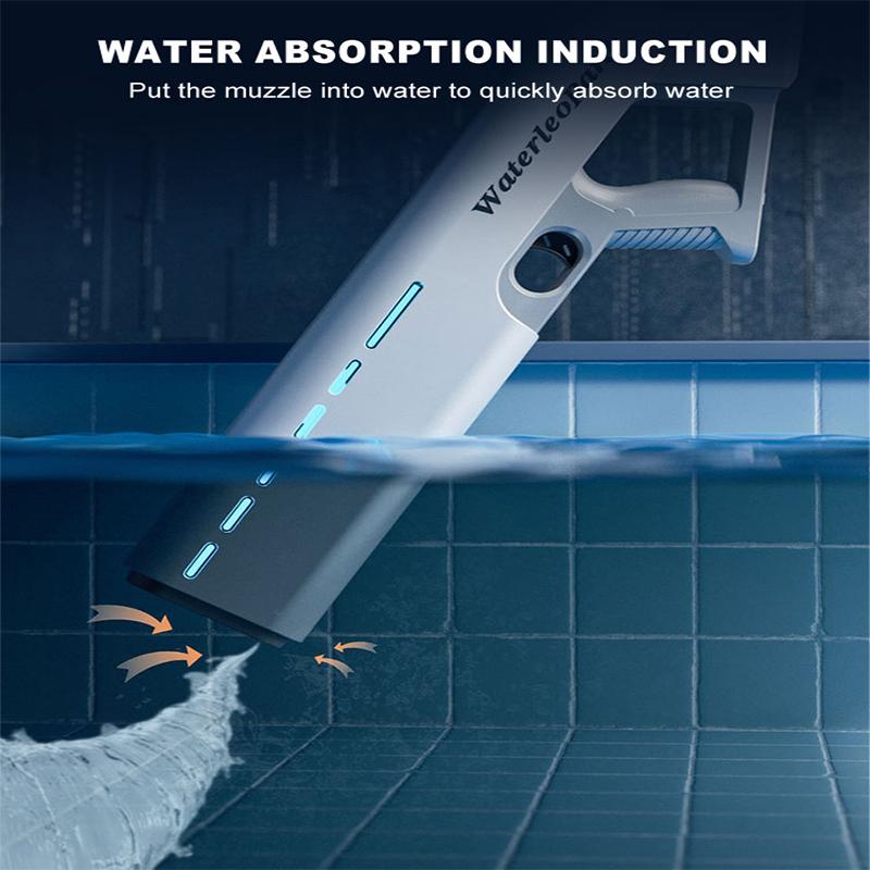 Big Capacity Pulse Electric Water Gun Continuous Firing Water Gun Automatic Water Absorbing Watergun Pool Playthings Squirt Gun