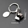 Portable Miniature Simulation Toilet Pendant Keyring Key Decoration Handmade Bag Accessories for Quirky Collectors