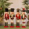 30CM Wooden Nutcracker Ornament for Christmas - Creative Home Decor