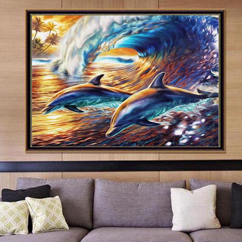 Cheap 50x40CM Full drill 5D DIY 5d Diamond Painting Kit Home Decoration ...