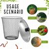 In-Ground Worm Composting Bin With Lid, Metal Mesh Buried Vermicompost Basket For Garden Vegetable Beds