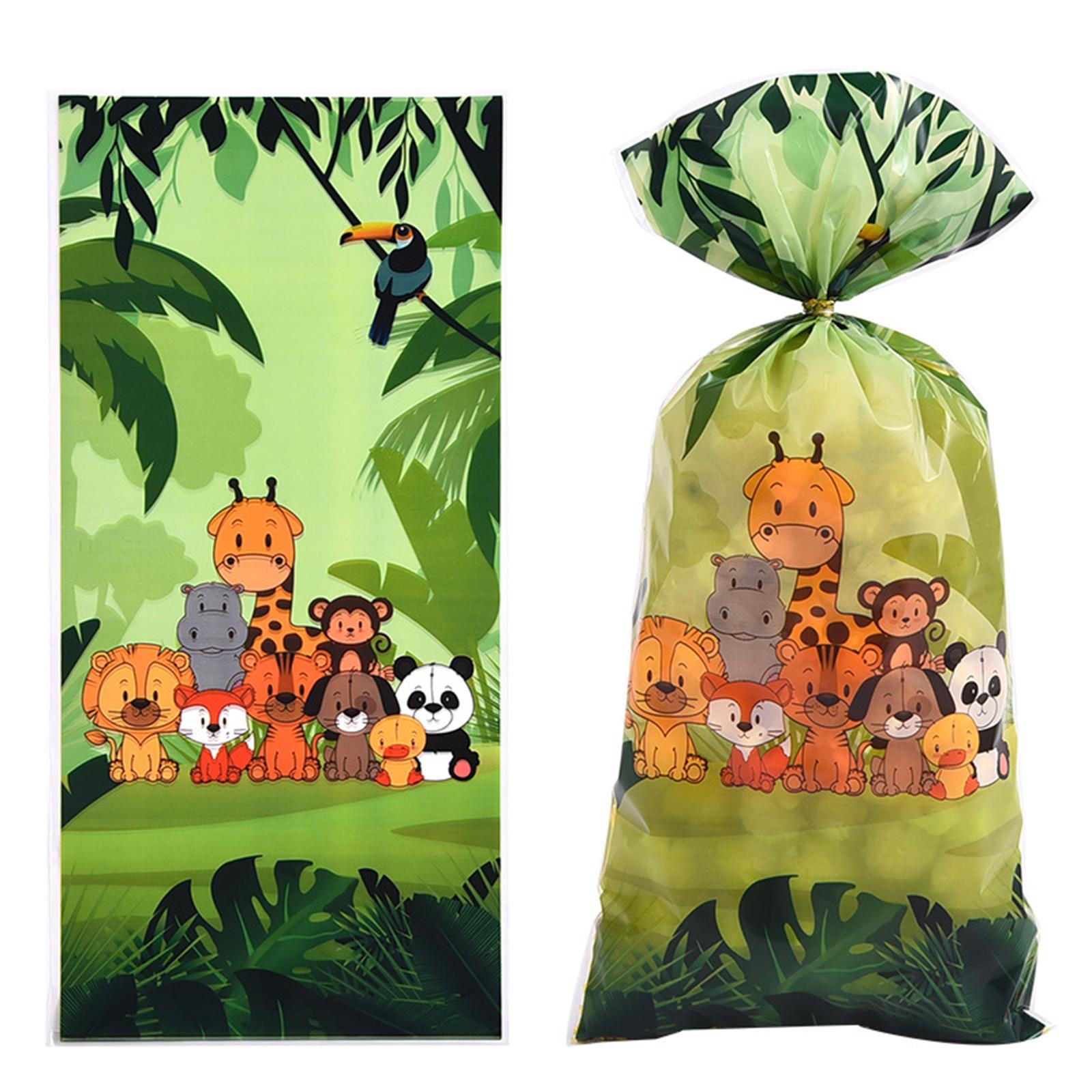 

Forest Zoo Pattern Opp Flat Pocket Small Fresh Animal Series One Size