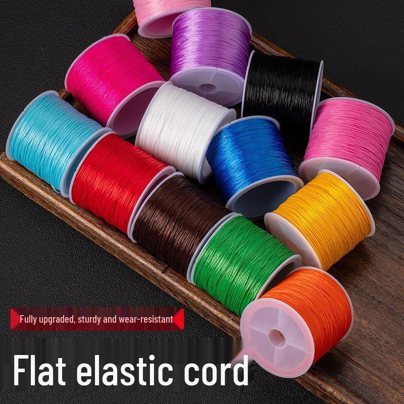 Colorful Elastic Cord for DIY Jewelry: Bracelet, Buddhist Beads, and Handmade Projects
