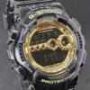 Used Working Casio G-SHOCK GD-100GB Black x Gold Men's Watch