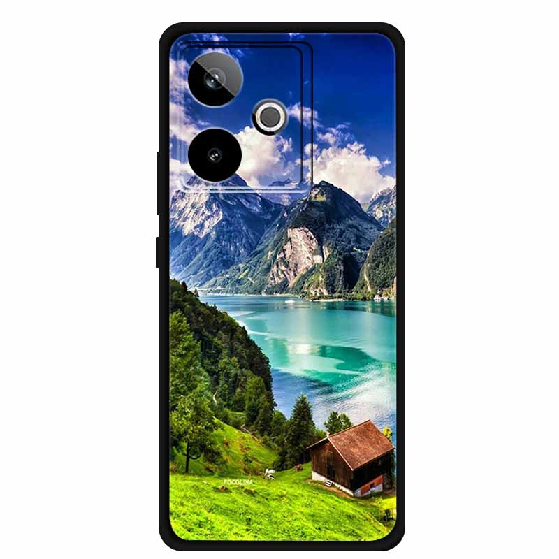 For Realme GT 7T GT7 Case Cool Animal Protective Silicone Back Cover Cases For Realme GT 7 Black Phone Funda Realme GT 7T Coque