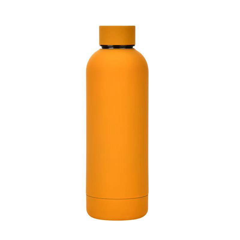 

American High-Value Frosted Sports Bottle - 304 Stainless Steel Dual-Layer Insulated Design 350ml