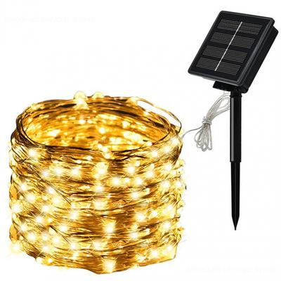 Led Twinkle Garden Solar Lamp Household Copper Wire Light Led Solar Light Holiday Christmas Party Home Accessories String