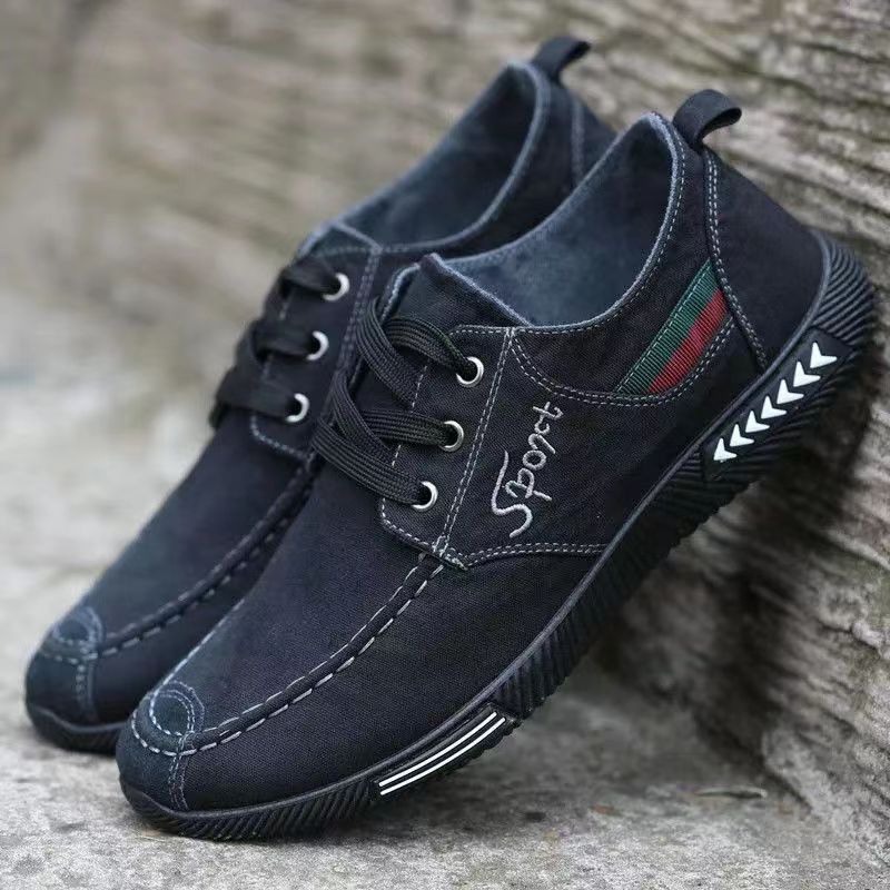 Fashion New 2024 Cloth Shoes Super Soft Summer Men's Sports Comfortable Casual Shoes Soft Sole Breathable Denim Cloth Shoes sneakers men