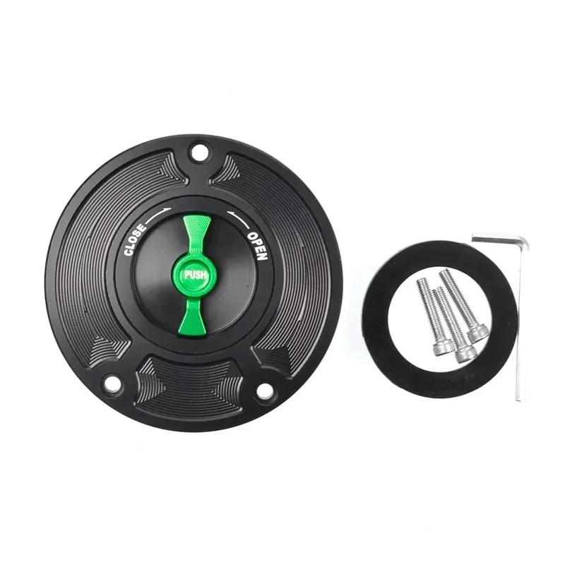 Motocycle CNC Fuel Tank Cap Cover For Kawasaki Z1000 Z800 Z750 Z125 ZX10R ZX6R NINJA1000 NINJA650R ER6N ER6F NINJA VERSYS 1000