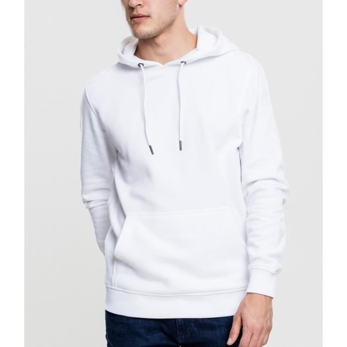 Urban Classics - Basic Sweat Hoody blanc
