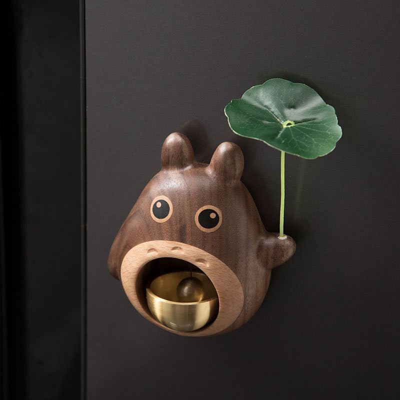 Wooden Shopkeepers Bell for Door Opening, for Home and Business, Shop Entry Alert Chime Chime for Home Refrigerator, Porch, Creative Crafts Gift