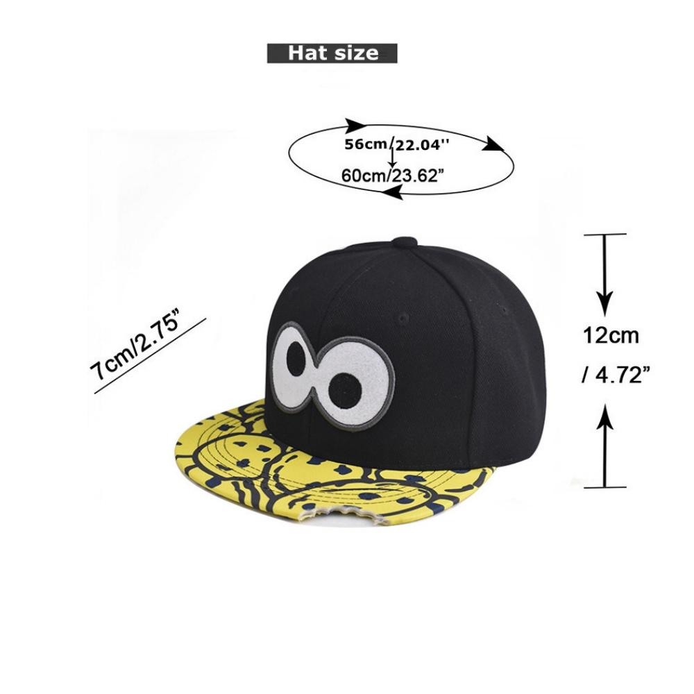 Unisex Cute Eye PIZZA Embroidery Hip-hop Hats Spring and Summer Outdoor Adjustable Casual Baseball Caps Sunscreen Hat
