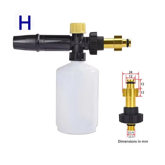 Car Wash Foam Gun Nozzle Foam Cannon Foam Generator for Karcher Kranzle Interskol Elitech Huter Gerni Stihl High Pressure Washer