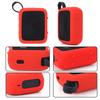 Speaker Silicone Case Anti Scratch Protective Case with Carabiner Protective Cover for JBL GO 4 Portable BT Speaker