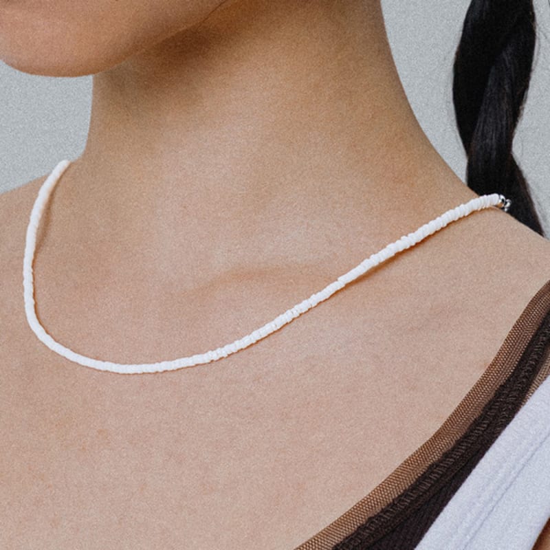 SCALETTO WS006 White Shell Necklace
