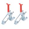 2PCS Adjustable Toggle Clamp U Bolt Iron Galvanizing Heavy Duty Quick Release Fixture Clamp for Box Door