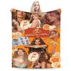 KAROL G Tropicoqueta Flannel Blanket Winter  Warm Soft Throw Blanket for Boy Girl Bedroom Aesthetic Bedspread Sofa Bed Cover