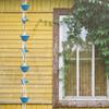 Lotus/Bird Rain Chain Outdoor Decors Hanging Rain Catcher Chain Gardening Gutters Downspouts Rain Chain Garden Decoration