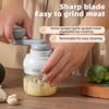 Multifunctional Vegetable Mincer Rotate Design Garlic Crusher  Cooking Accessories