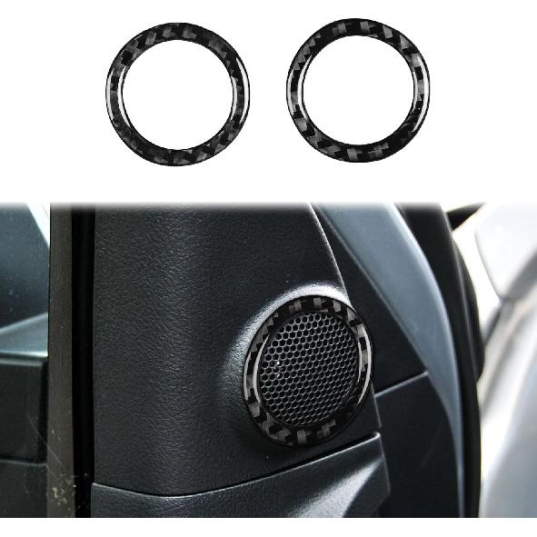 

Soft Real Carbon Fiber Kit Compatible with Toyota Tundra 2007 2008 2009 2010 2011 2012 2013 Interior Accessories Central Control Dashboard Side Air Black 4