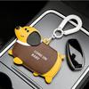 PU Leather Leather Dog Pendant Multifunction Cartoon Keychain Fashion Card Case  Male/Famale