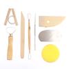 8Pcs/Set Pottery Diy Tool Clay Molding Ceramics Molding Tools Artwork Kit