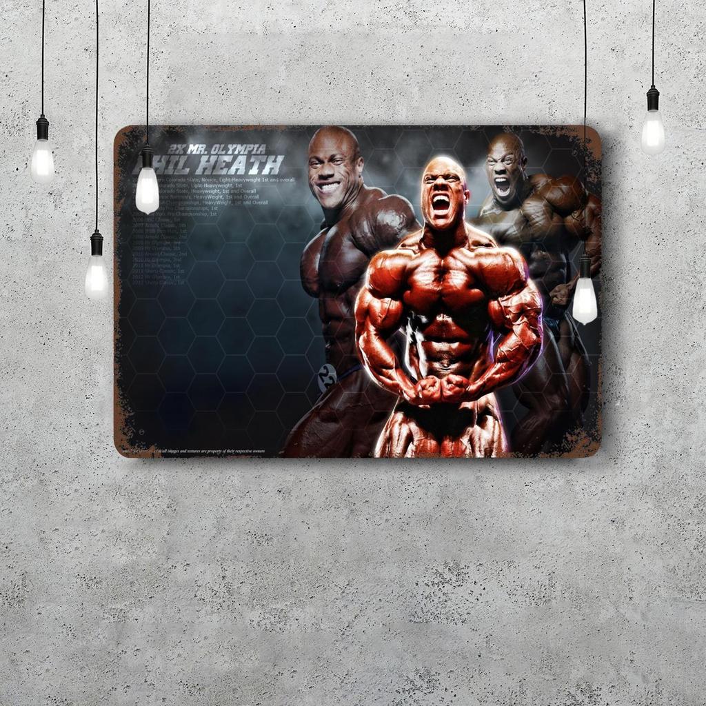Jay Cutler Bodybuilder Vintage Metal Tin Signs Posters Decor Retro Metal Plaque Wall Art Decor for Garage Bar