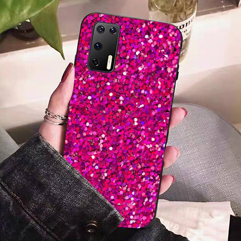 

Блестящий чехол с блестками для Huawei P 8 9 10 20 30 40 50 Pro Lite Psmart Honor 10 lite 70 Mate 20lite Huawei P10