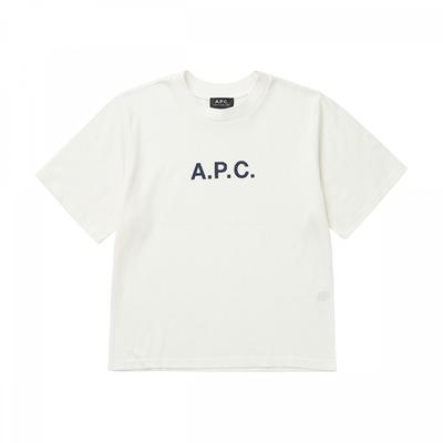 ApeSSe Cogaf F26179 Aad Ecru Mae Mae Pique Mesh Damen Kurzarm T-Shirt