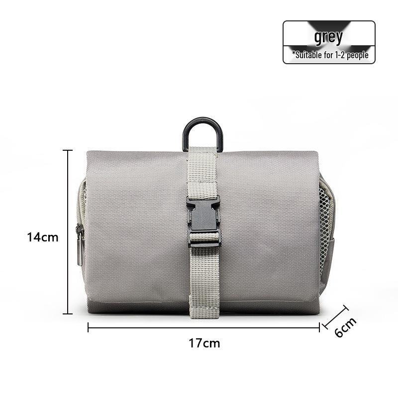 

Складная косметичка MUJI на кнопках-защелках - Мужская дорожная сумка для хранения с напечатанным логотипом