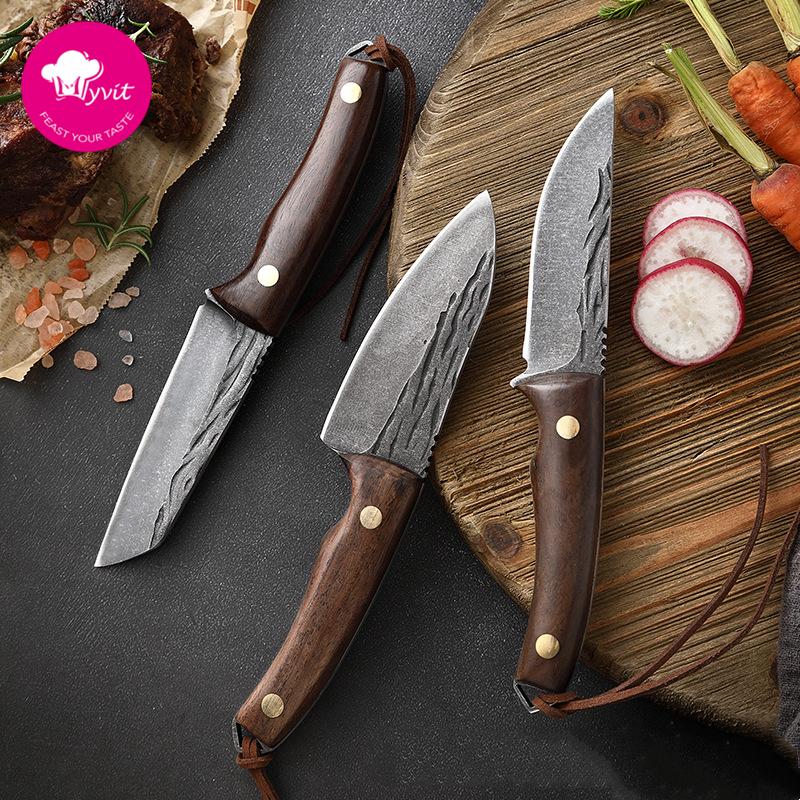 

Ковка бытовой фруктовый нож портативный нож для резки мяса