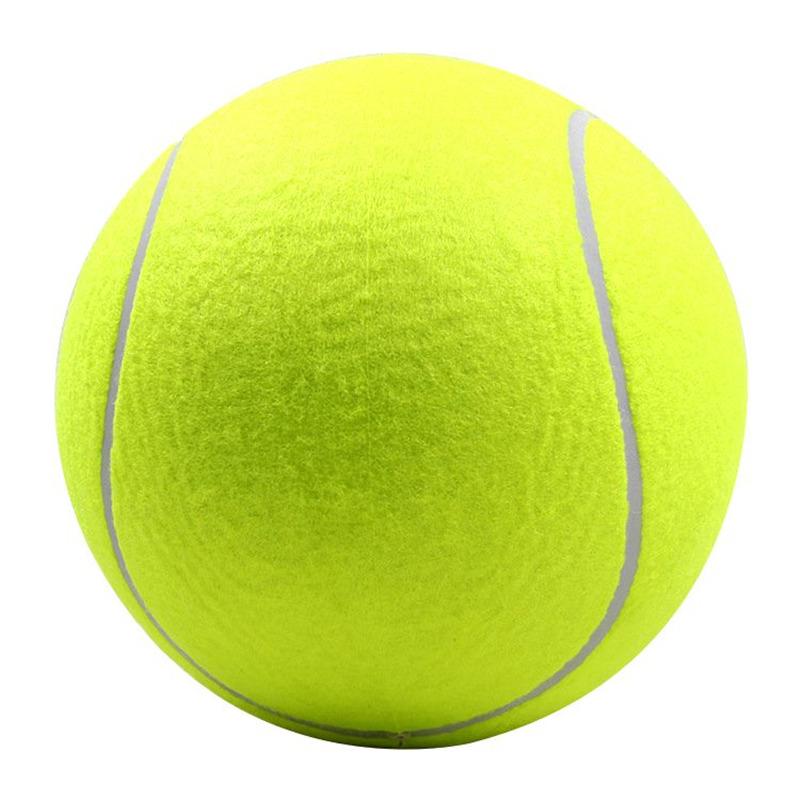 Großer Tennisball Haustier Aufblasbares Spielzeug für Hundetraining Ball 24cm Großer Tennisball Interaktives Hundespielzeug