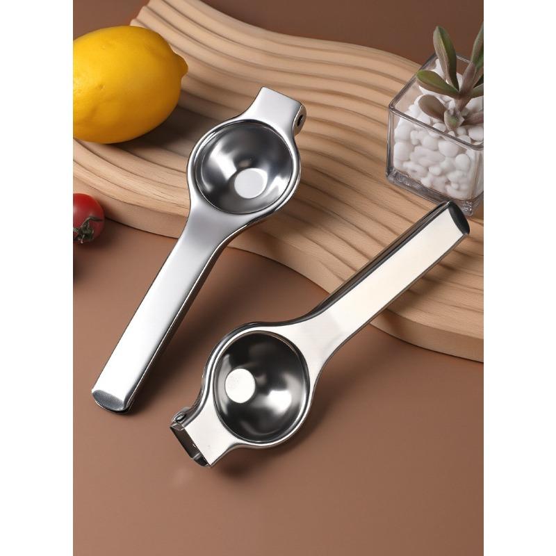 Hochleistungs-Zitronenpresse aus Edelstahl - Manuelle Zitruspresse für Zitrone, Orange & Limette Mühelose Handpresse Fruchtsaftbereiter