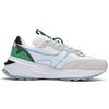 Li Ning Textile, Synthetic Leather, Leather Cushioning Slip Resistant Abrasion Resistant Low top Casual Running Shoes AGCR445-1