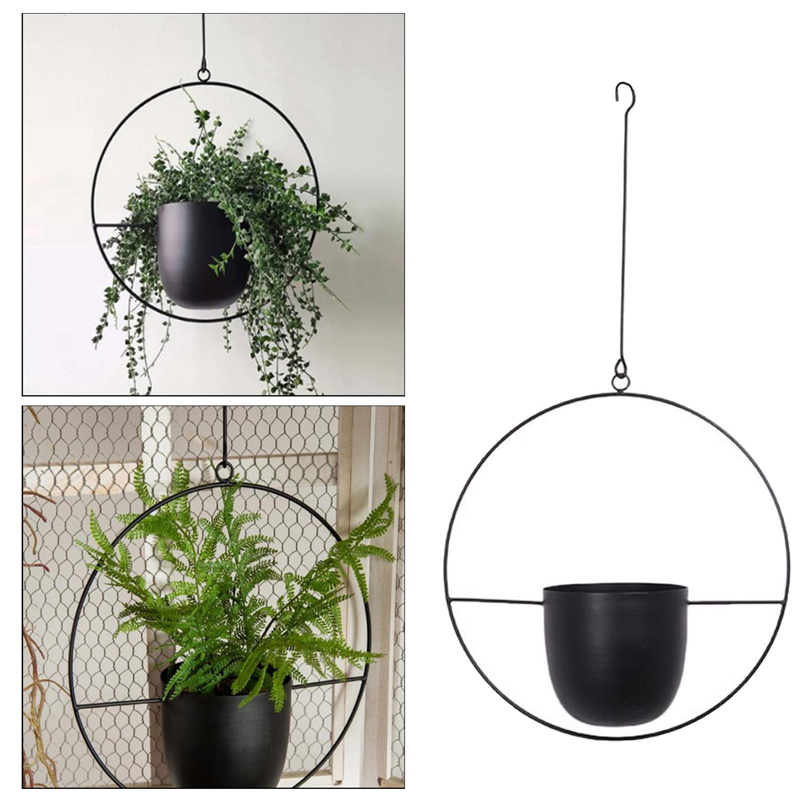 Metal Hanging Pot Plant Hanger Chain Hanging Planter Basket Flower Pot Plant